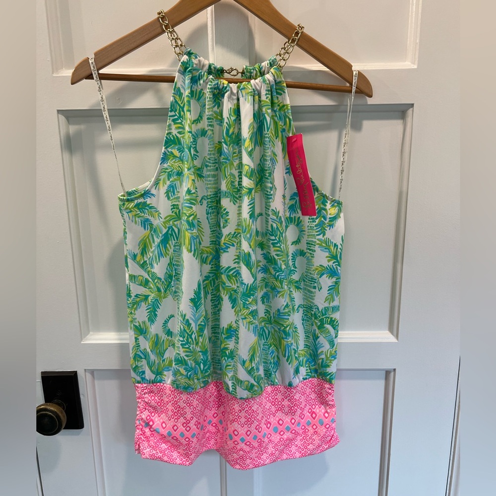Lilly Pulitzer Bowen top in fresh citrus print - S